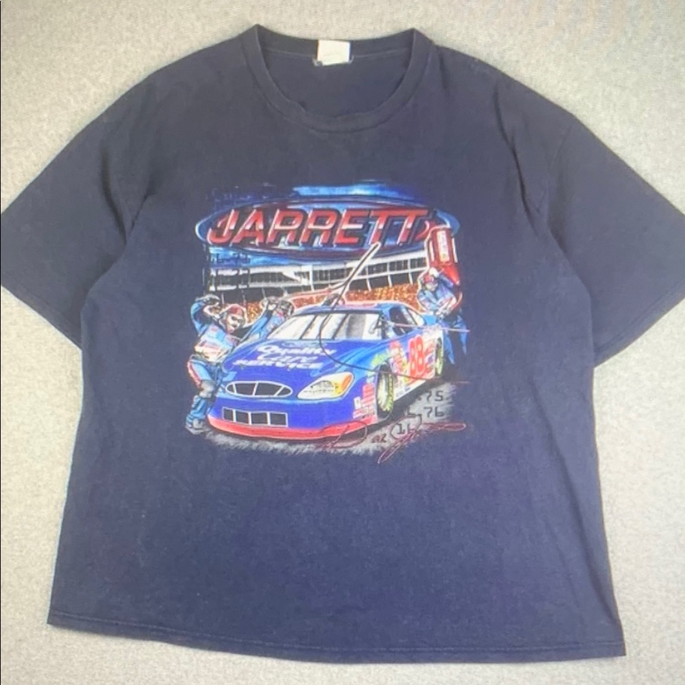 Chase Authentics Navy Racing Graphic Tee